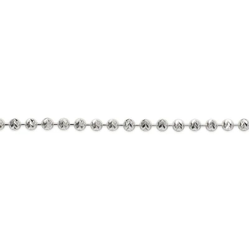 Chain: Fishbone Diamond Cut Bead
